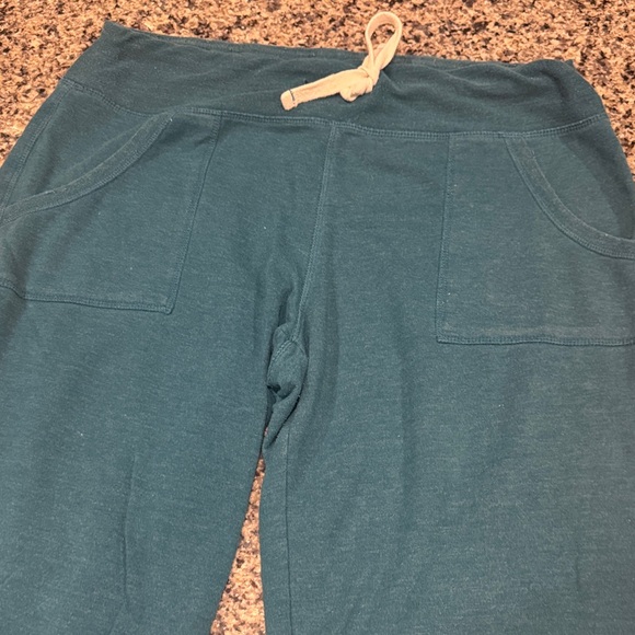 Eddie Bauer Teal Jogger Pants with Drawstring Size XL - Picture 2 of 4